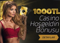 1000 TL casino üyelik bonusu alın!